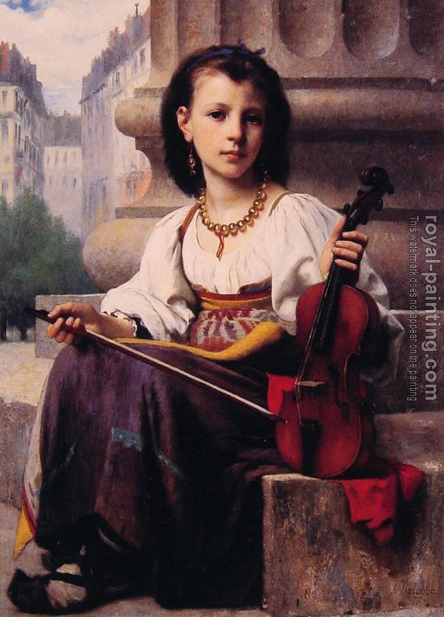 Francois Alfred Delobbe : The Young Musician